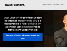 Tablet Screenshot of caioferreira.net